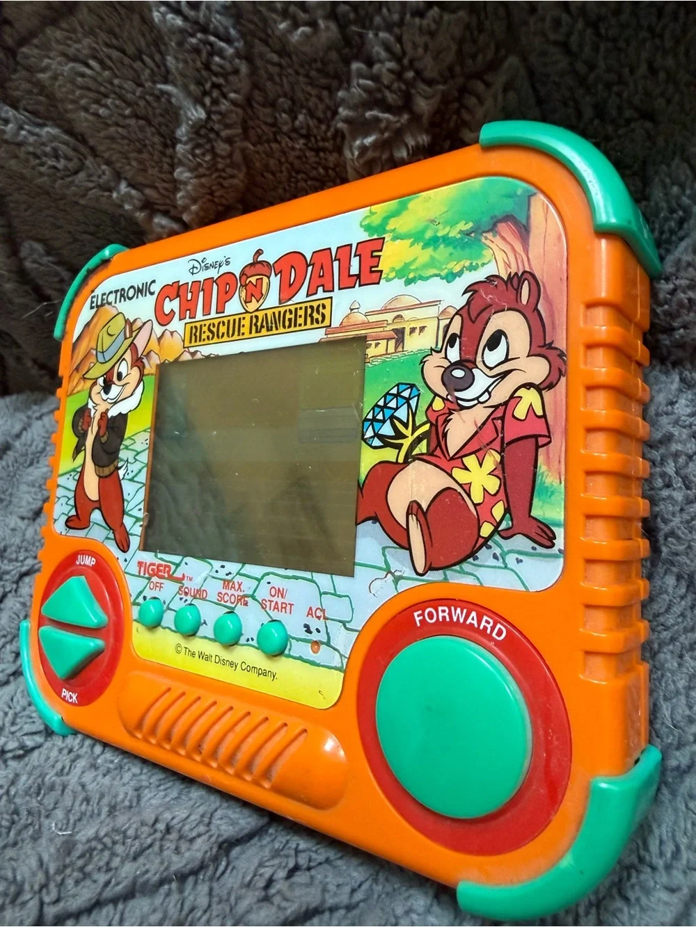 Vintage 1990 Tiger Electronics Chip 'n Dale Rescue Rangers Handheld Game(tested)
